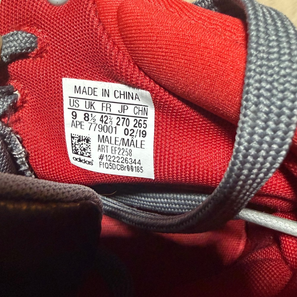 Adidas Marquee Boost Thor Marvel Mens Basketball Shoes Grey Red Gold Sz 9 - Picture 12 of 13